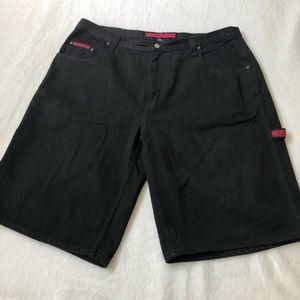 Mens US Polo Black Denim Shorts